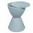 Durant Modern Hourglass Drum End Table with Removable Storage Lid, Indoor Outdoor Side Table & Small Patio Stool, No Assembly Lightweight Accent Table-693795885