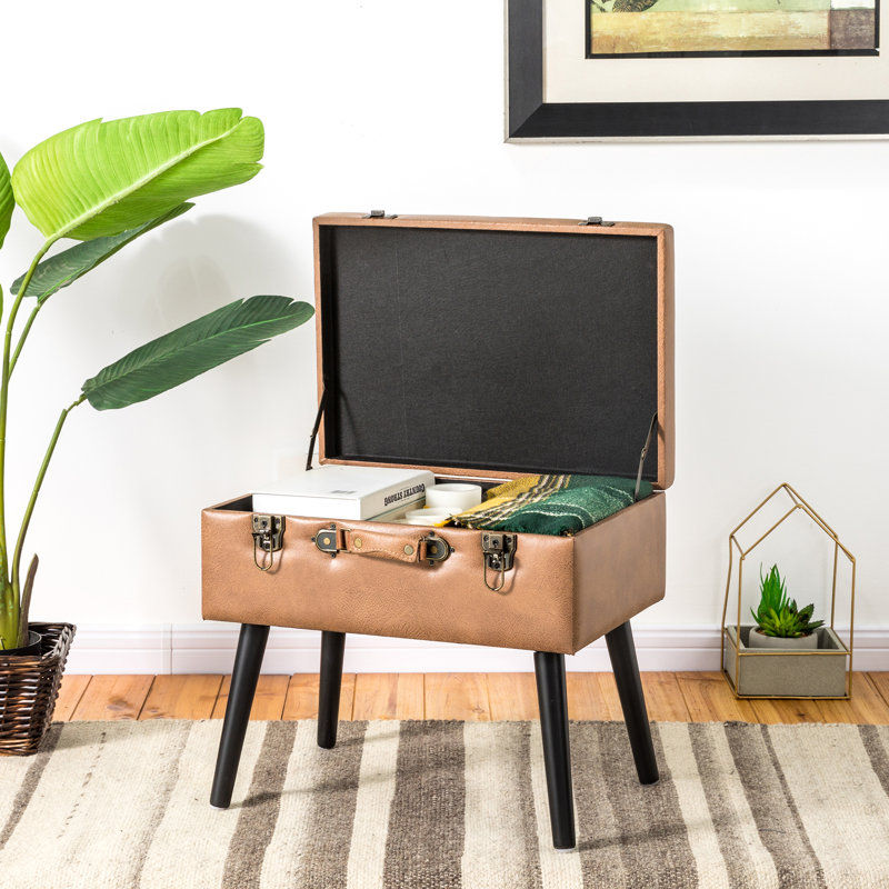 Coleridge Accent Stool, Brown