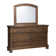 Commode double 7 tiroirs avec miroir Taoran