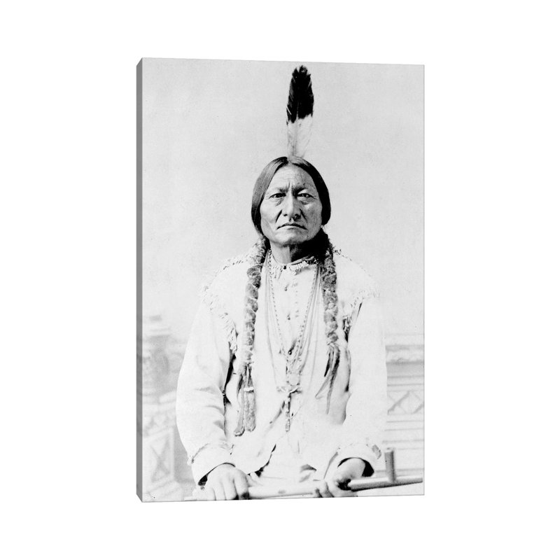 Sitting Bull, a Hunkpapa Lakota Tribal Chief par Stocktrek Images - Photographie sur toile tendue