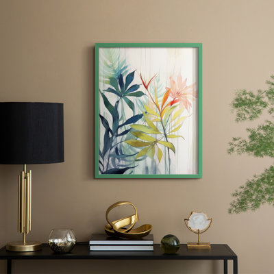 "Élégance florale rose et jaune I"
