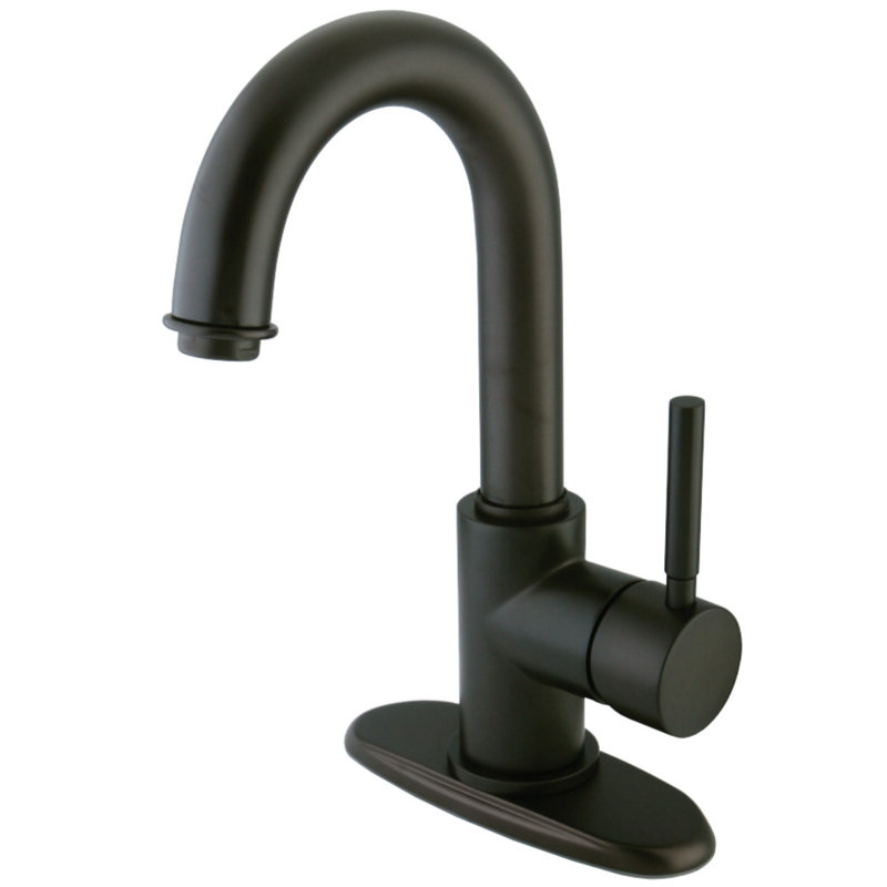 Concord Single Hole Bathroom Faucet with Drain Assembly, Oil Rubbed Bronze