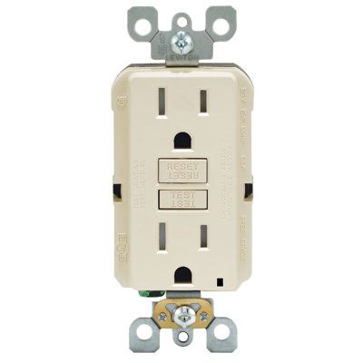 Leviton SmartlockPro 15 Amp 125 Volt Duplex GFCI Outlet 5-15R 3 Pack
