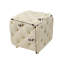 Velvet Upholstered Ottoman, Exquisite Small End Table, Soft Foot Stool,Dressing Makeup Chair, Comtable Seat  , Bedroom, Entrance-896475270