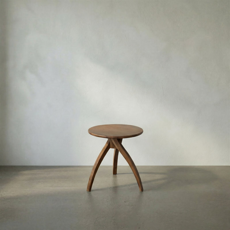Vikram Solid Wood End Table, 17" H x 16" W x 16" D