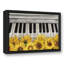 Musique et tournesols sur toile-153043299-151056818