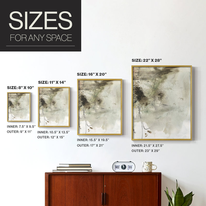 «Soft Inspiration IV», reproduction encadrée - bois massif