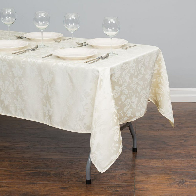 Radel Falling Lillies Tablecloth, Ivory