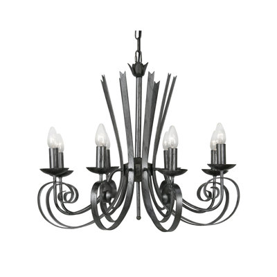 Bragenham 8 - Light Candle Style Chandelier