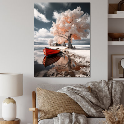 Larnette " Red Sweden Boat "
