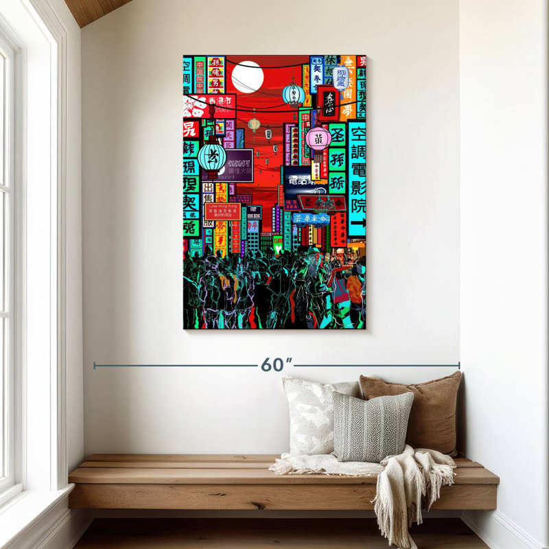 Aime Hong Kong Night, 45" H x 30" W