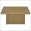 Ensemble de 3 tables basses aux formes sculpturales et aux tons contemporains chaleureux pour salons modernes