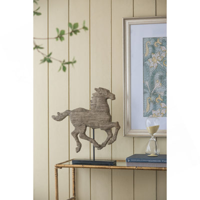 Grande sculpture décorative 19 "x 3 x 19,5" Defiance