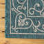 Tapis sarcelle / gris tissé texturé Hagerman-1881205365