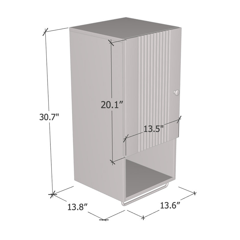 Borneo 13.6" Bookcase with Matte Finish, Black