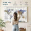 Personnalisé «Stories I Push Pin World Map»-148105857-147613819