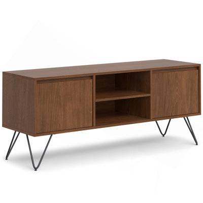 TV Media Stand - Walnut Veneer