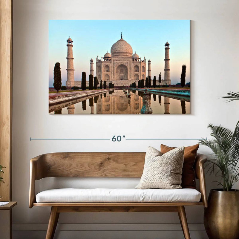 Ravi Taj Mahal At Sunset, 32" H x 48" W