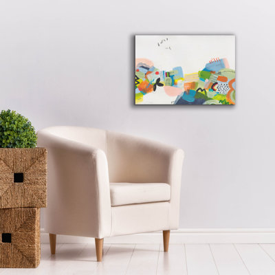 'Resort Town 3' by Jan Weiss Canvas Wall Art