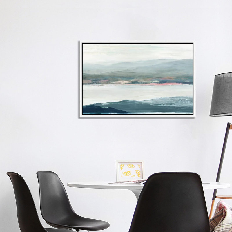 Peaceful Mind II by Allison Pearce - Painting on Canvas, White Framed Canvas, 101.6 cm H x 66.04 cm W