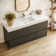 Valencia 60" Freestanding Single Modern Bathroom Vanity with Ingegrated Sink - Faucet Not Included