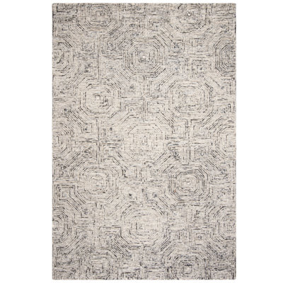 Deyoung Hand Tufted Wool Geometric Rug