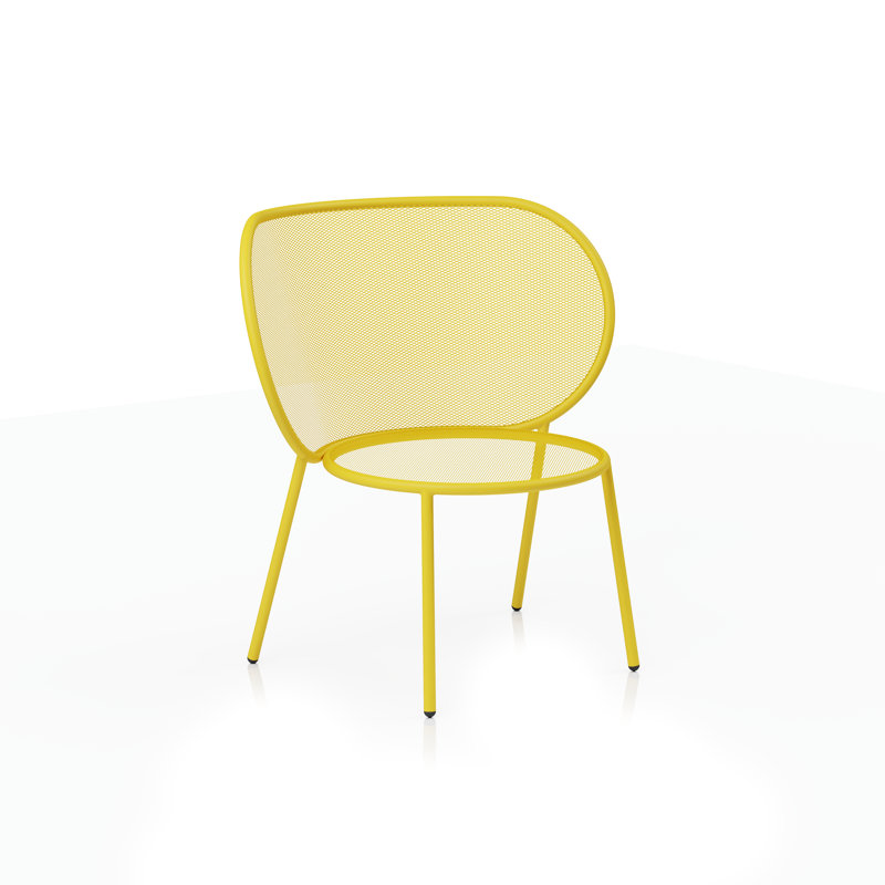 Chaise de patio Abberton, Jaune citron
