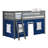 Ethridge Kids Solid Wood Twin Loft Bed with Curtain-1435039910-1435039911