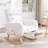 Anacely 28" Wide Roki with Solid Wood and Footrest-1001159794