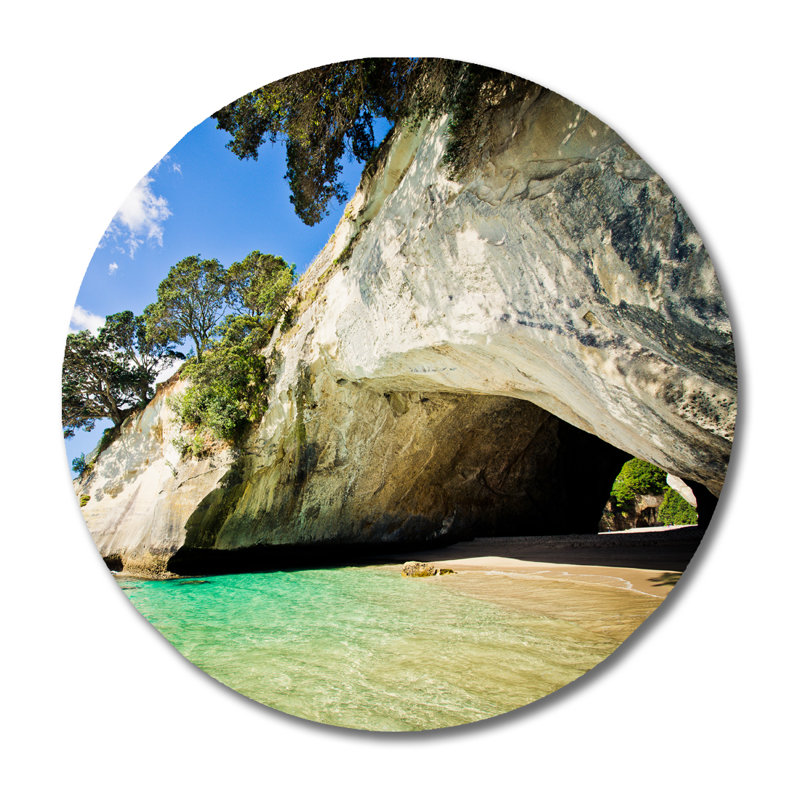 Coastal Cache - Photographie sans cadre, Aluminium, H 46 po x l 46 po x P 1,5 po