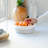 Round Small Woven Baskets Set,Cotton Rope Baskets For Organizing,(5 Piece/White & Black)