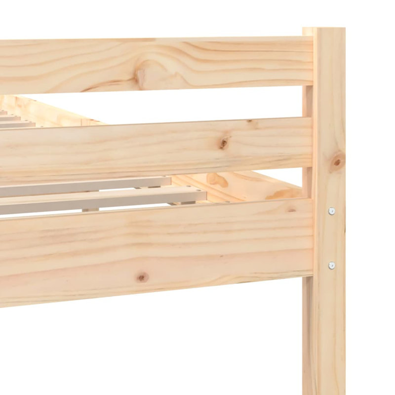 Maxton Solid Wood Bed, 140 x 200cm, natural
