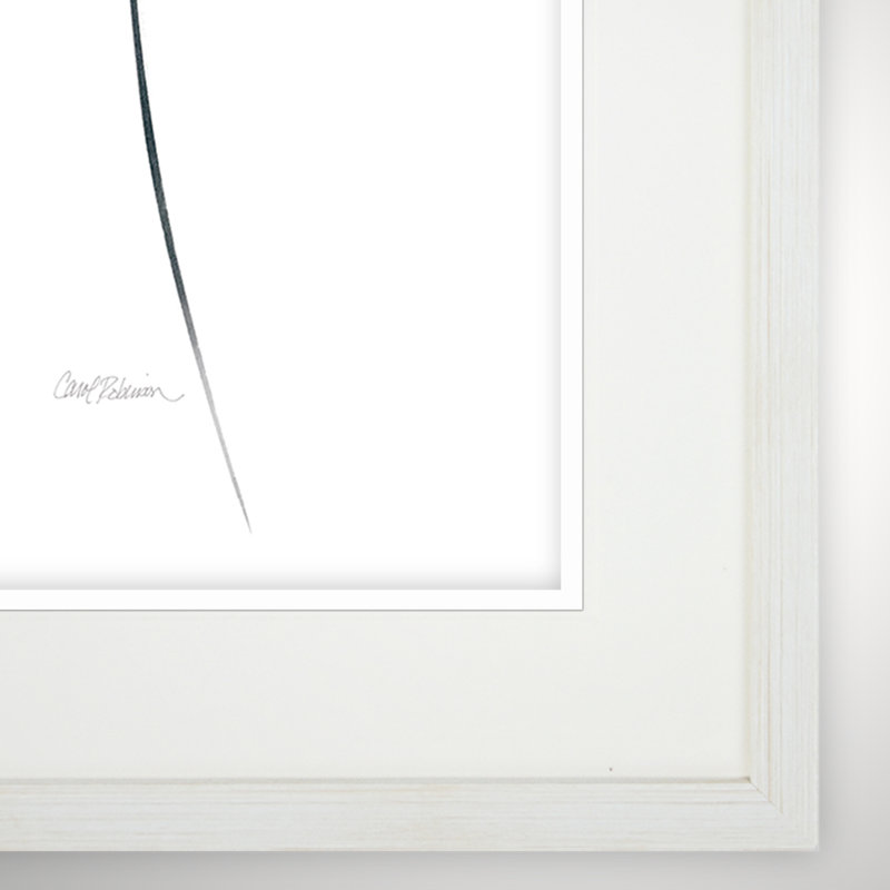 Quiet Contemplation - ensemble de 2 reproductions de cadres photo, Blanc