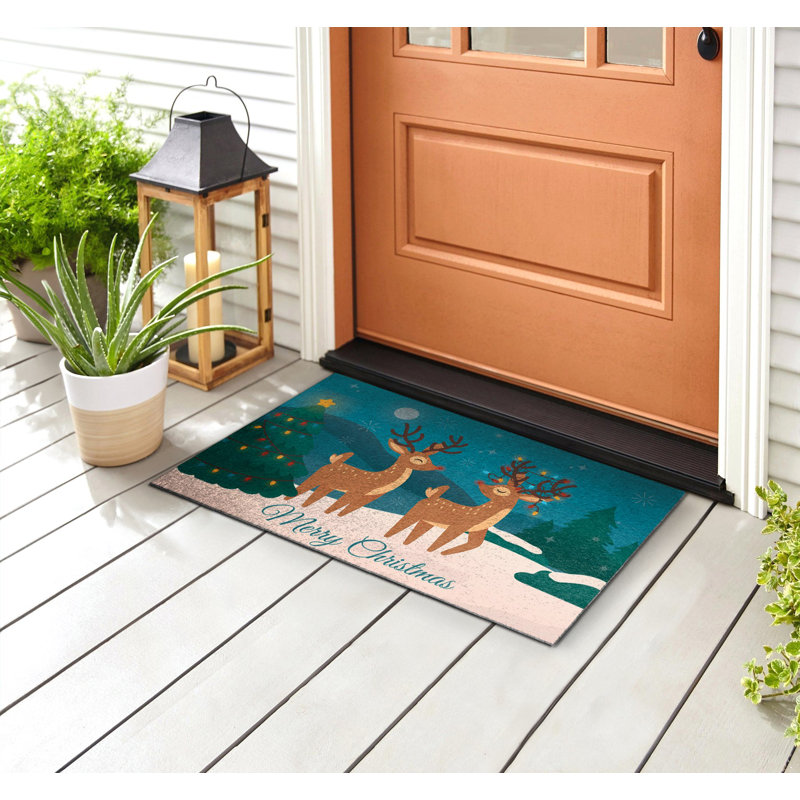 Non-Slip Christmas Outdoor Doormat
