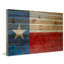 «Texas Red and Blue», reproduction d'art sur bois-210894241