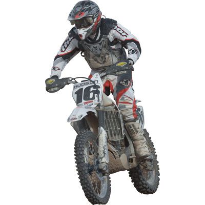 Décalcomanie murale motocross viii