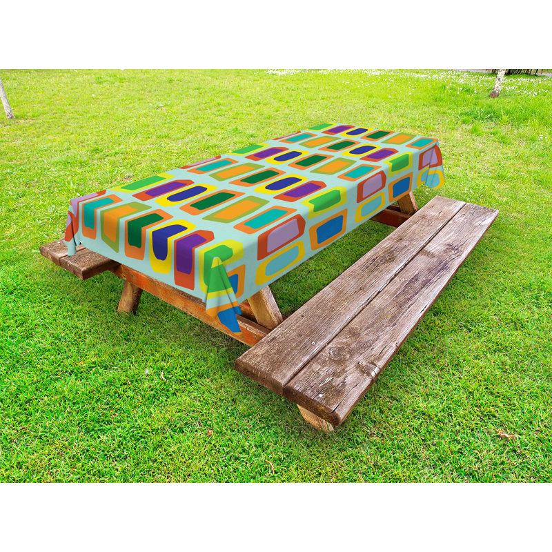 Rectangle No Pattern Polyester Tablecloth