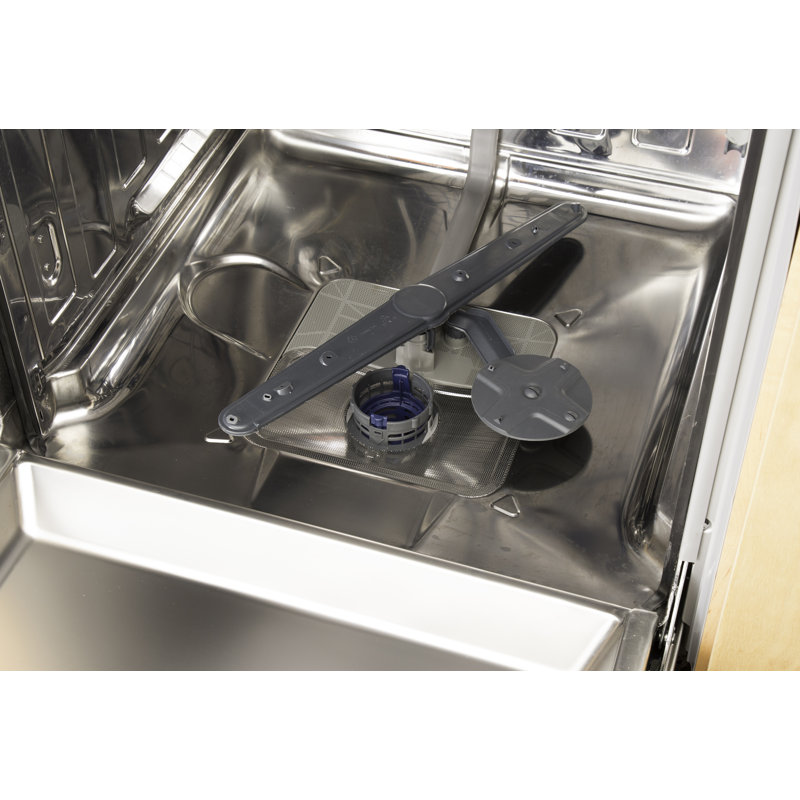 3 Series 24" Dishwasher with Installed Viking Stainless Steel Panel