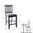 Chic Slat Back Wooden Counter Stools with Upholstered Seats-99343619-99343620
