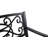 Barty Steel Outdoor Bench