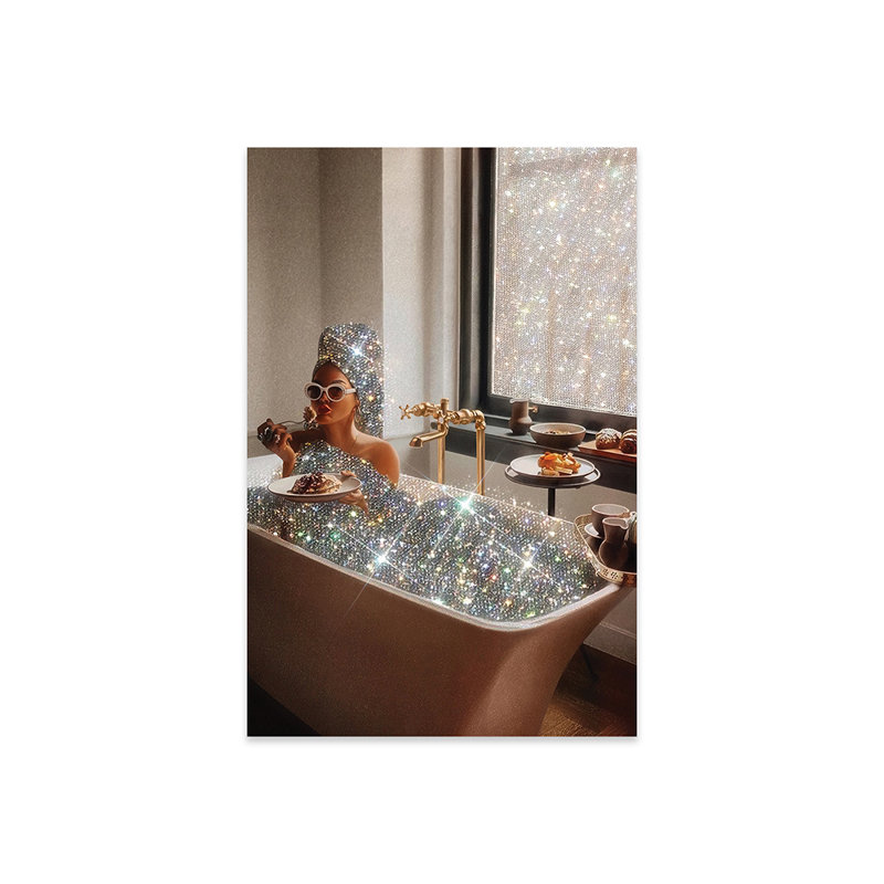 " Bath Time " Graphic Art Print