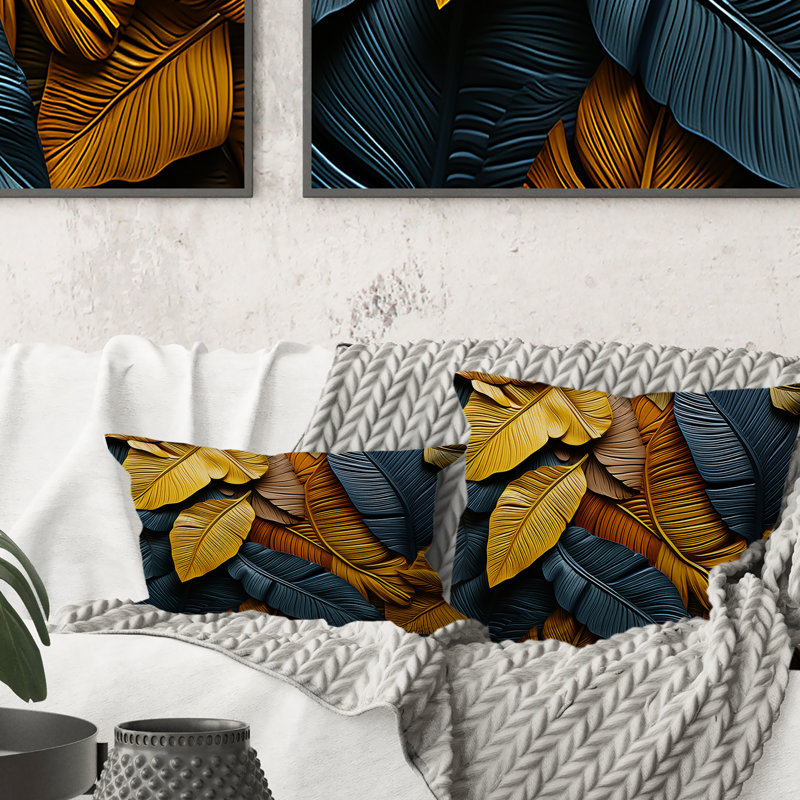 Coussin Vibrant Leafs Field - Plants