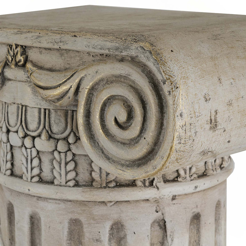 1 piédestal élégant sur socle néo-classique avec fonction d'affichage polyvalente, 20.3" H x 10.2" W x 8.3" D