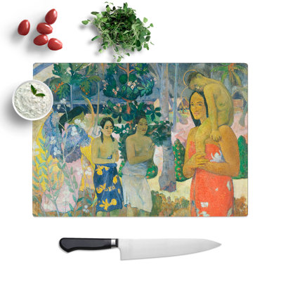 Hail Mary by Paul Gauguin Chopping Board