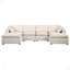 Canapé modulaire 123,6 "avec repose-pieds pour salon-529336099