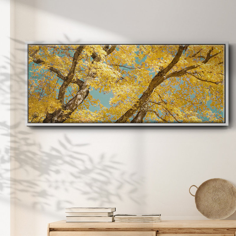 Tapisserie d'automne V - toile encadrée, H 20 po x l 50 po
