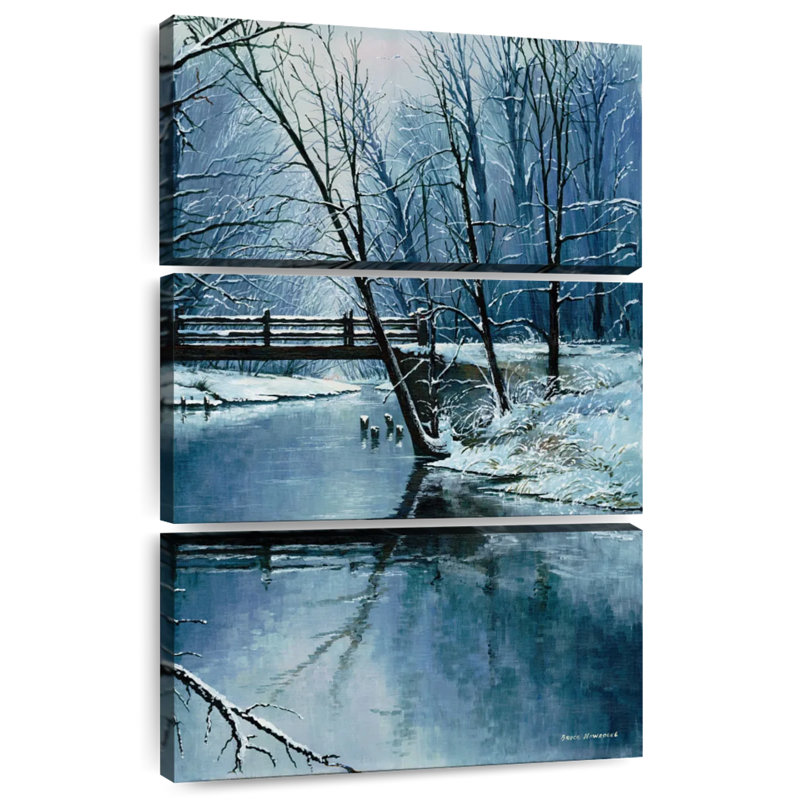 Winter First Snow, H 32" x l 20"