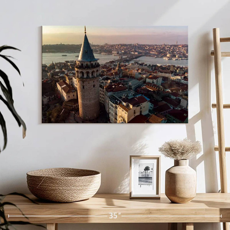 Rorry Istanbul Turkey Cityscape, 16" H x 24" W