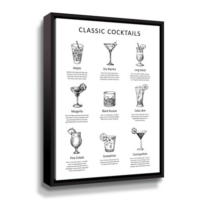 Classic Cocktail - Impression sur toile