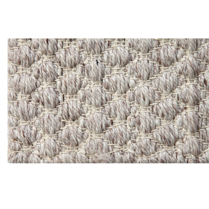 Tapis beige tissé à la main Elbridge, Rectangle 8 pi x 11 pi